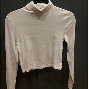 Elegant White Turtleneck Top